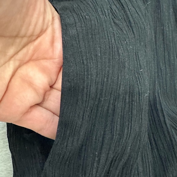 Anthropologie Viscose Blend Black Halter Wide Leg Neutral Jumpsuit - Picture 16 of 16